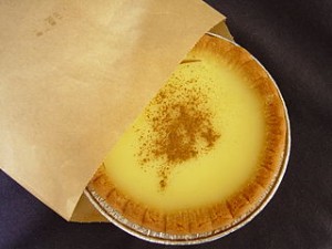 Custard pie (Used under the Creative Commons Attribution 2.0 Generic license. Source: http://tinyurl.com/c24mw5a)